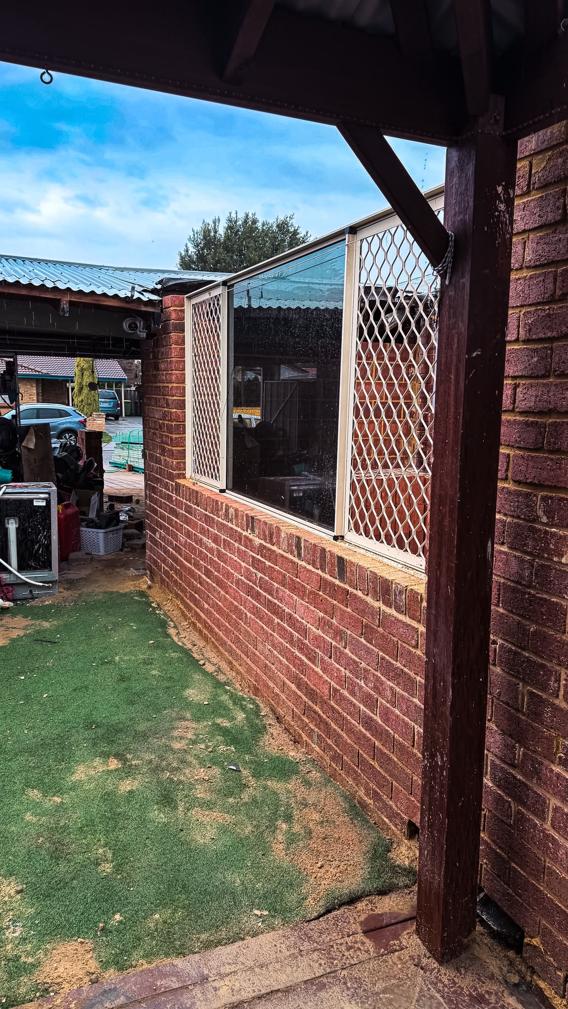Cyandi Court Thornlie heritage red clay brick extension brickwork photo 9